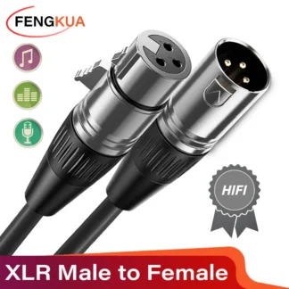 Audio-Kabel 3Pin XLR Stecker und Buchse für Mixer & Verstärker