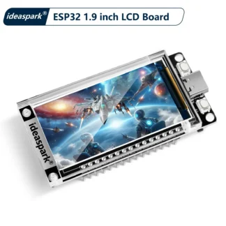 1,9 Zoll deaspark ® ESP32 16 MB Entwicklungsboard-ST7789, 170 x 320 TFT-LCD-Display, WiFi + BL-Modul, CH340, Typ C