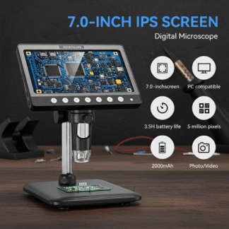Digitales Mikroskop mit HD-LCD-Großbildschirm & 1200X Vergrößerung